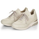 Comfortable Remonte W RKR693 beige sports shoes (41)