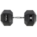 HMS Hex Pro 35 kg dumbbell