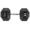 HMS HEX PRO dumbbells 32.5 kg