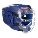 Masters boxing helmet with mask KSSPU-M (WAKO APPROVED) 02119891-M02 (czerwony+L)
