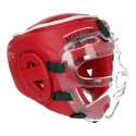 Masters boxing helmet with mask KSSPU-M (WAKO APPROVED) 02119891-M02 (niebieski+L)