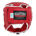 Masters boxing helmet with mask KSSPU-M (WAKO APPROVED) 02119891-M02 (czerwony+L)