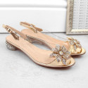 Transparent S.Barski W OLI248C gold sandals (36) Transparent S.Barski W OLI248C gold sandals (36)