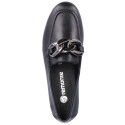 Comfortable leather shoes with a chain Remonte W RKR645, black (38)