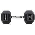 HMS HEX PRO 12 kg dumbbell