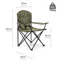 Meteor Hiker 16525 folding chair (uniw)