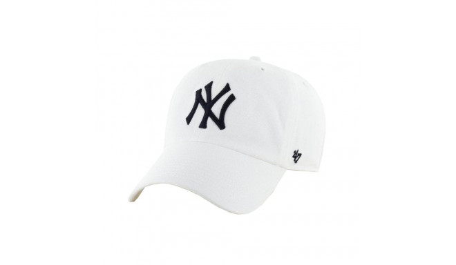 47 Brand New York Yankees Mlb Clean Up Cap B-RGW17GWS-WHA (One size)