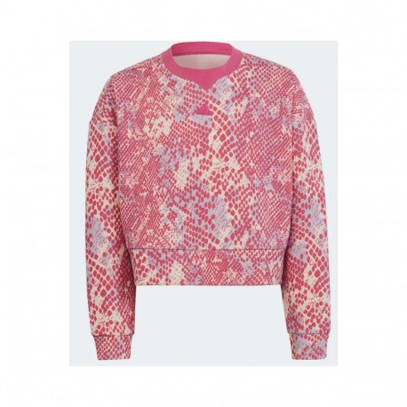 Adidas FI Allover Print SWT Jr HR5828 sweatshirt (152 cm)