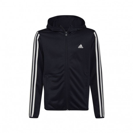 Adidas 3S FZ HD Jr sweatshirt HE9339 (140 cm)