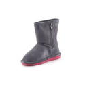 BearPaw Emma Toddler Zipper Jr 608TZ-903 Charcoal Pomberry winter shoes (EU 28)