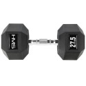 HMS HEX PRO 27.5 kg dumbbell