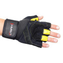 Black / Yellow HMS RST01 rM gym gloves