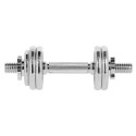 Barbells in a CHROME HMS suitcase 2x7,5kg STC15