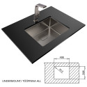 Sink Teka FlexLinea RS15 50.40 titanium
