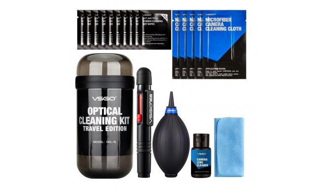 VSGO Optical Cleaning Kit Travel Grey