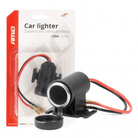 hermeetiline auto sigaretisüütaja pesa 12v 24v amio-04129