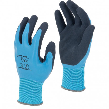 Lateksist sinised kindad l211911p, kaart, "11", ce, lahti