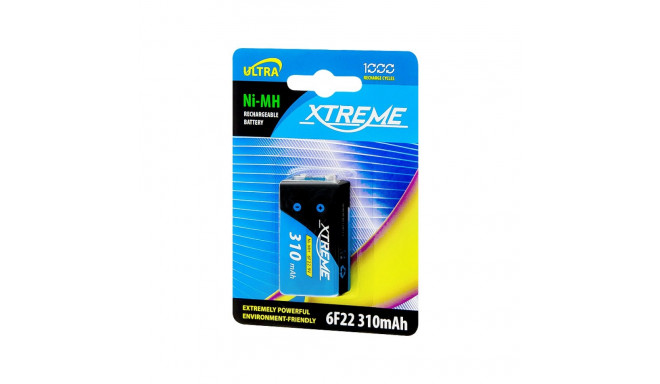 82-605# Akumulator ni-mh 9v 310mah xtreme