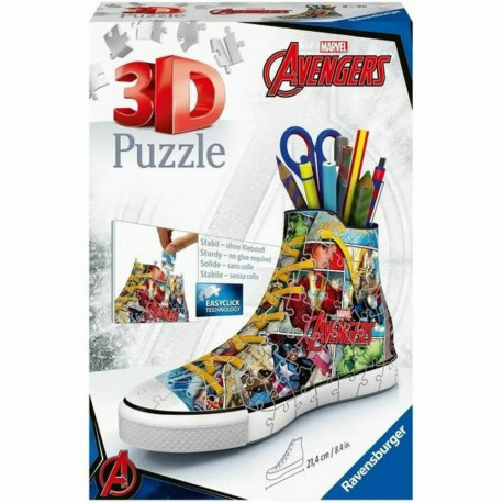 3D Pusle Ravensburger Sneaker Avengers 108 Tükid, osad