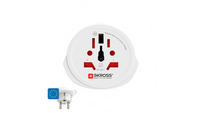 Vooluadapter Skross 1500211-E Euroopa Rahvusvaheline