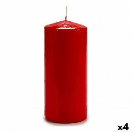 Candle Acorde CY88200M CY88200M Red 9 x 20 x 9 cm (4 Units)