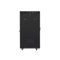 LANBERG vabalt seisev rack 19-tolline kapp 27U 600x800 võrgust uks LCD must