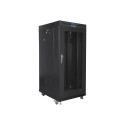 LANBERG vabalt seisev rack 19-tolline kapp 27U 600x800 võrgust uks LCD must