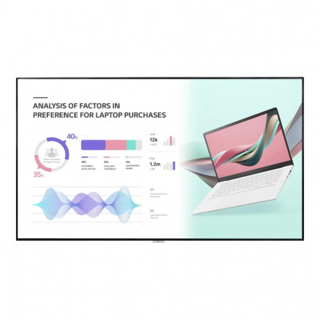 LG 98UH5J-H Signage ekraan UH5 seeria 98-tolline IPS UHD 500cd/m2 24/7 haze webOS kõlar wifi
