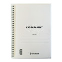 Blankett A5 kassaraamat isekopeeruv spiraaliga