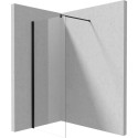 KERRIA PLUS SHOWER WALL. WHT/TRAN NERO80