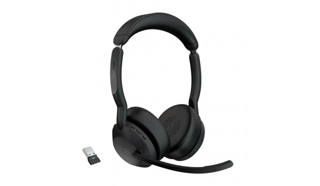 Bluetooth Headphones - Jabra Evolve2 55 Link380a MS Stereo
