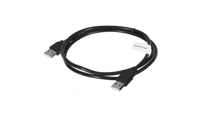 USB Cable - Lanberg Ca-usba-20cu-0010-bk 1m 2.0 USB A Black