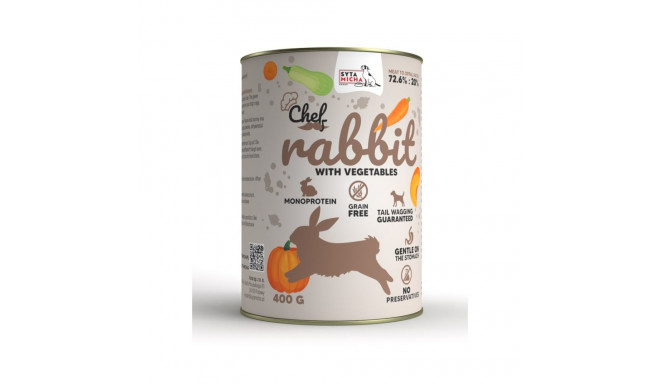 Dog Food - Syta Micha Chef Rabbit With Vegetables 400g