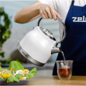 Electric Kettle - Zelmer ZCK7940 1.5L 2200W Stainless Steel White