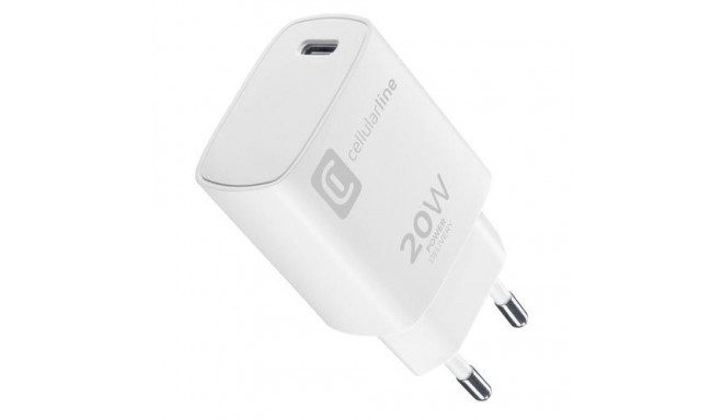 Cellularline APPLE MAINS CHARGER 20W SMALL WHITE