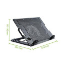 Techly Notebook stand and cooling pad for Notebook up to 17.3&quot;