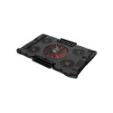 Inca INC-611GMS laptop cooling pad 43.2 cm (17&quot;) Black, Red