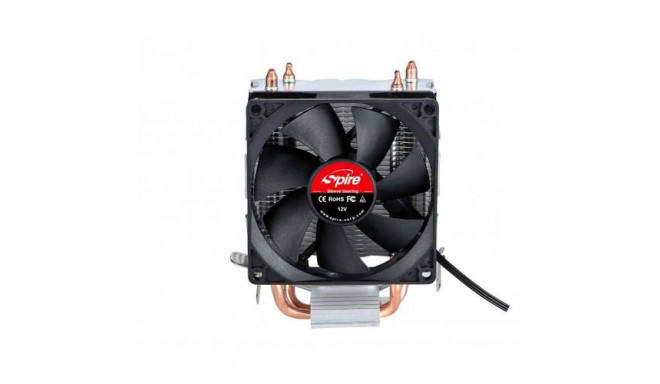 Spire FRONTIER PLUS Processor Cooler 9.2 cm Black, Silver