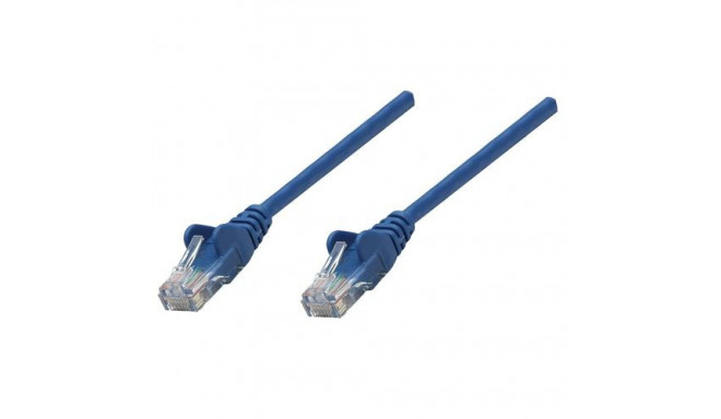 Intellinet Network Patch Cable, Cat6, 0.25m, Blue, Copper, S/FTP, LSOH / LSZH, PVC, RJ45, Gold Plate