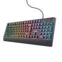 Trust GXT 792 QUADROX keyboard Mouse included Gaming USB QWERTY US English Black