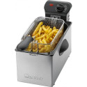 Clatronic 263684 fryer Single Stand-alone 2000 W Deep fryer Black, Stainless steel