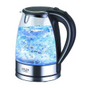 Adler AD 1225 electric kettle 1.7 L 2000 W Black, Stainless steel, Transparent