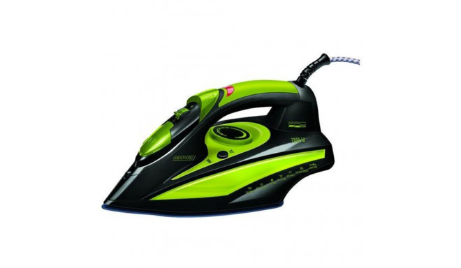 MPM MZE-04 iron Dry &amp; Steam iron Ceramic soleplate 2400 W Black, Green