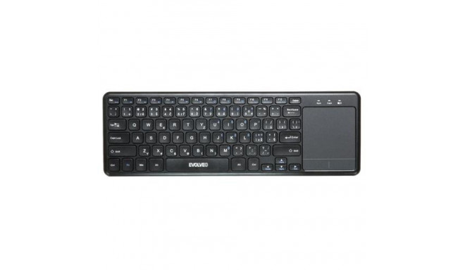Evolveo WK32BG keyboard TV RF Wireless QWERTY English Black