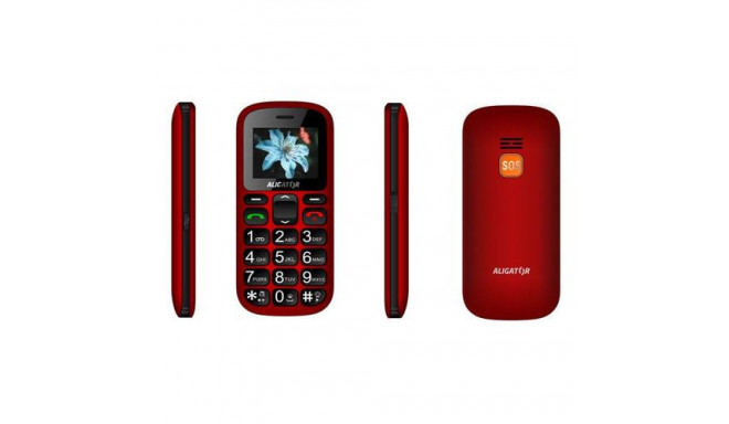 Aligator A321 Senior 73 g Red Senior phone