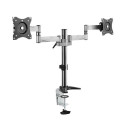 LogiLink BP0077 monitor mount / stand 68.6 cm (27&quot;) Black, Stainless steel Desk