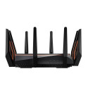 ASUS GT-AX11000 wireless router Gigabit Ethernet Tri-band (2.4 GHz / 5 GHz / 5 GHz) Black