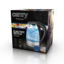 Camry Premium CR 1290 electric kettle 1.7 L 2000 W Black, Transparent