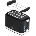 Camry Premium CR 3218 toaster 6 2 slice(s) 900 W Black, Silver