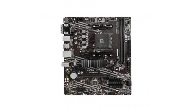 MSI A520M PRO motherboard AMD A520 Socket AM4 micro ATX